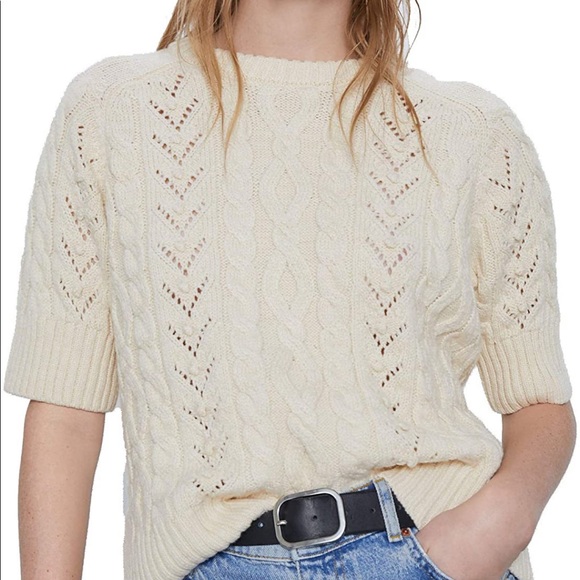 Zara Sweaters - ZARA* Braided knit pullover